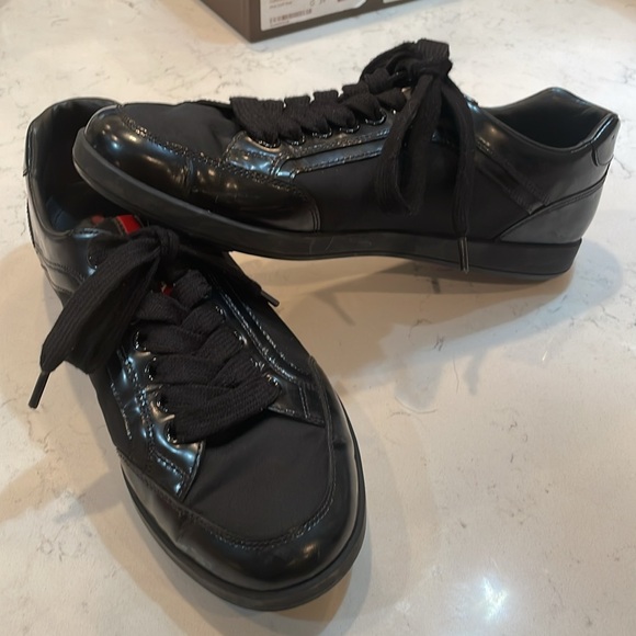 Men’s Prada black sneakers like new 40 - Picture 9 of 9
